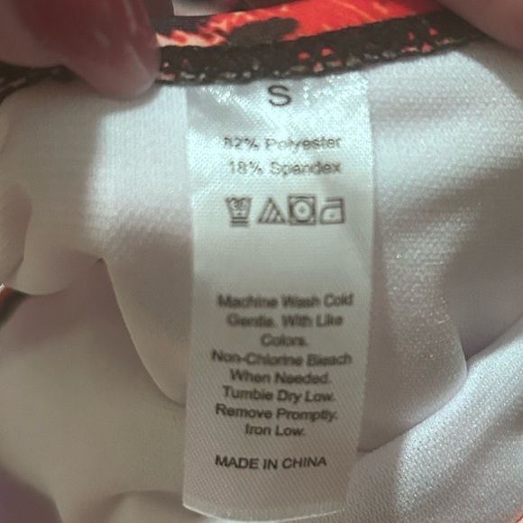 Pretty Garden Leopard Print Bikini Swimsuit Cheeky Bottoms S #6 - Picture 7 of 8